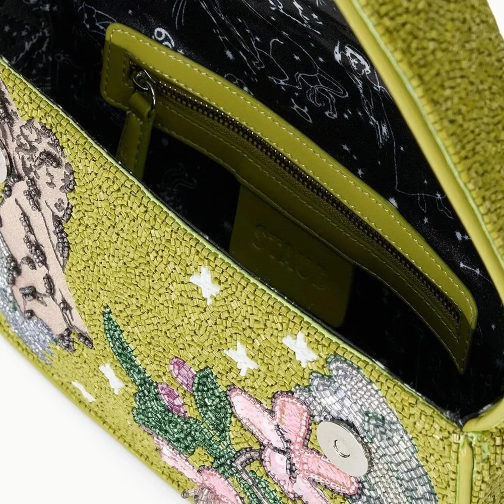 STAUD BEADED ZODIAC TOMMY BAG VIRGO - Picture 10 of 11